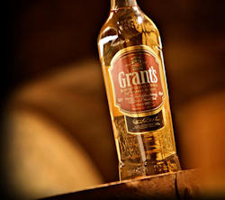 A bottle of Grant's Whisky