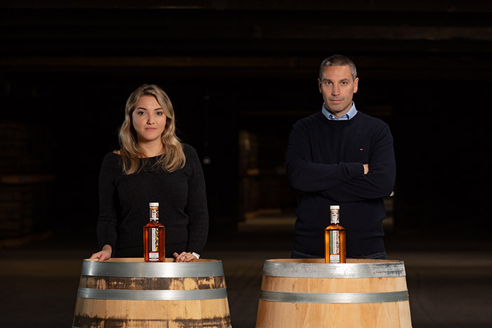 Larissa Marrichi and Finbarr Curran of Irish Distillers