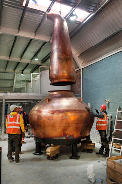 Kingsbarns Distillery Welcomes Copper Pot Stills