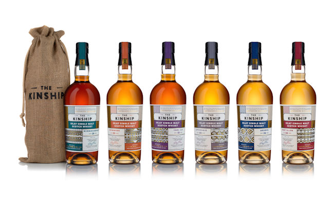 The Kinship Full Whisky Range