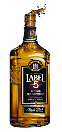 New bottle design for LABEL 5 Classic Black