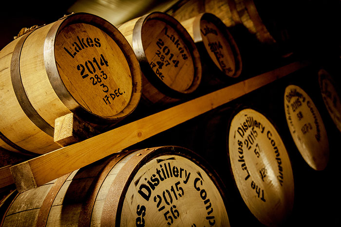 Casks at The Lakes Distillery