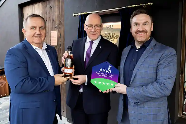 Luss Distillery earns five-star visitor attraction, marking a strong start for the new spirits destination


