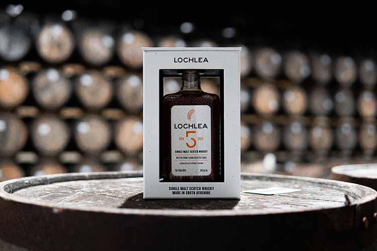 Lochlea Distillery marks 5th Anniversary with statement whisky from across half a decade