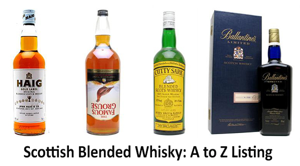 Scottish Blended Scotch Whisky A To Z Listing