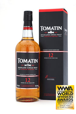 Tomatin 12 Year Old wins at the World Whiskies Award