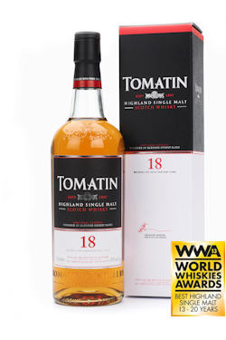 Tomatin 18 Year Old wins at the World Whiskies Award