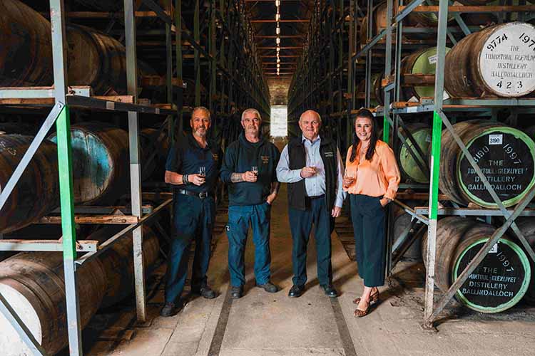 Tomintoul Distillery marks 60 years with team spirit spanning generations
